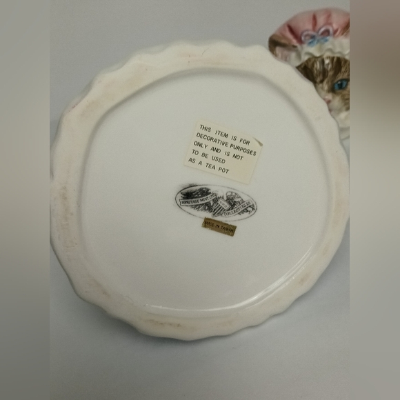 Heritage Mint Ltd. Collectibles Mama Kitten Cat  with Donuts Teapot Decor - Picture 9 of 10